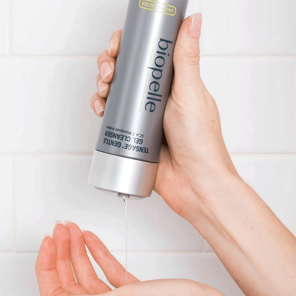 Biopelle Tensage Gentle Gel Cleanser Lifestyle