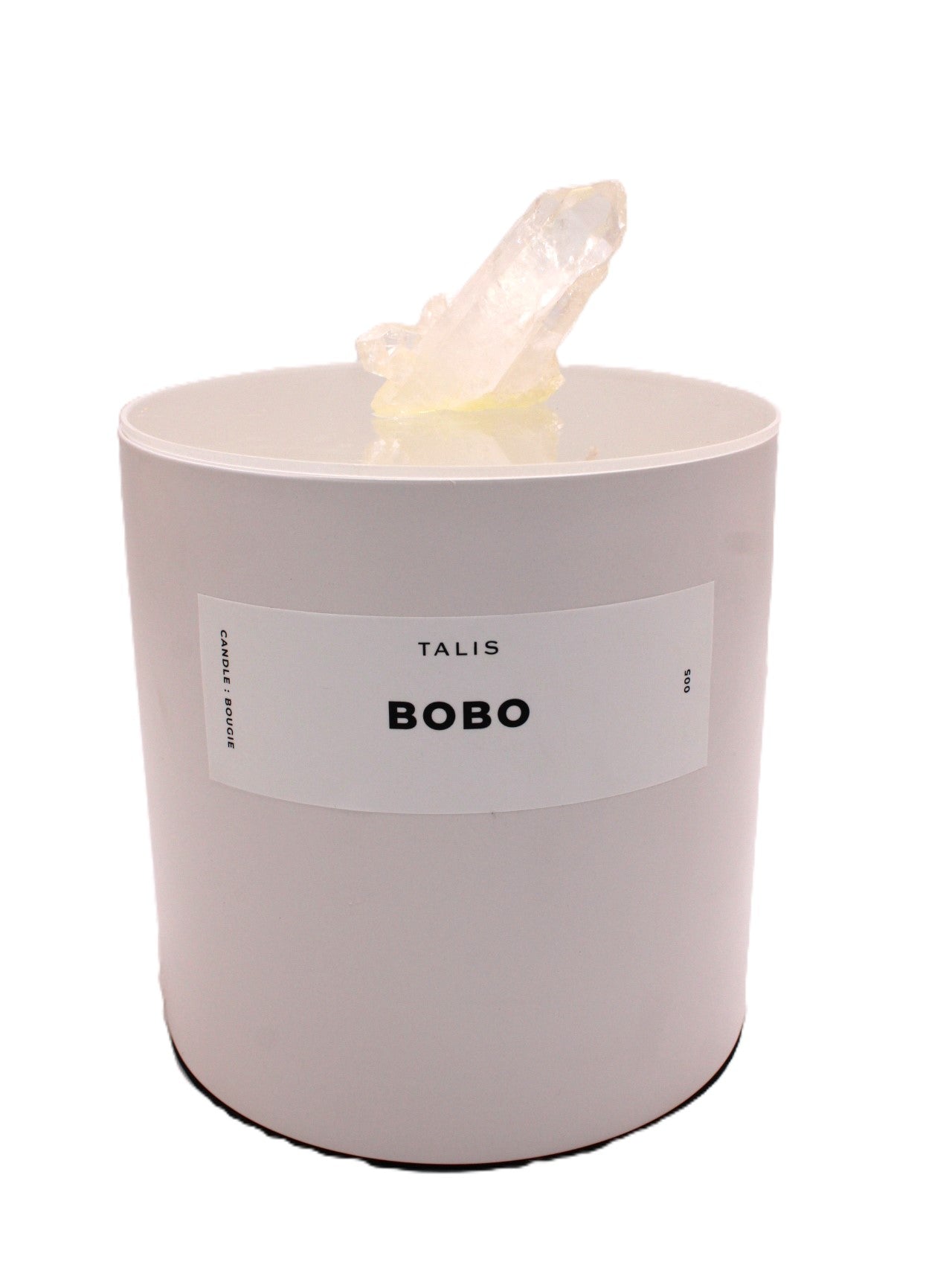 Bobo White Crystal Candle XL