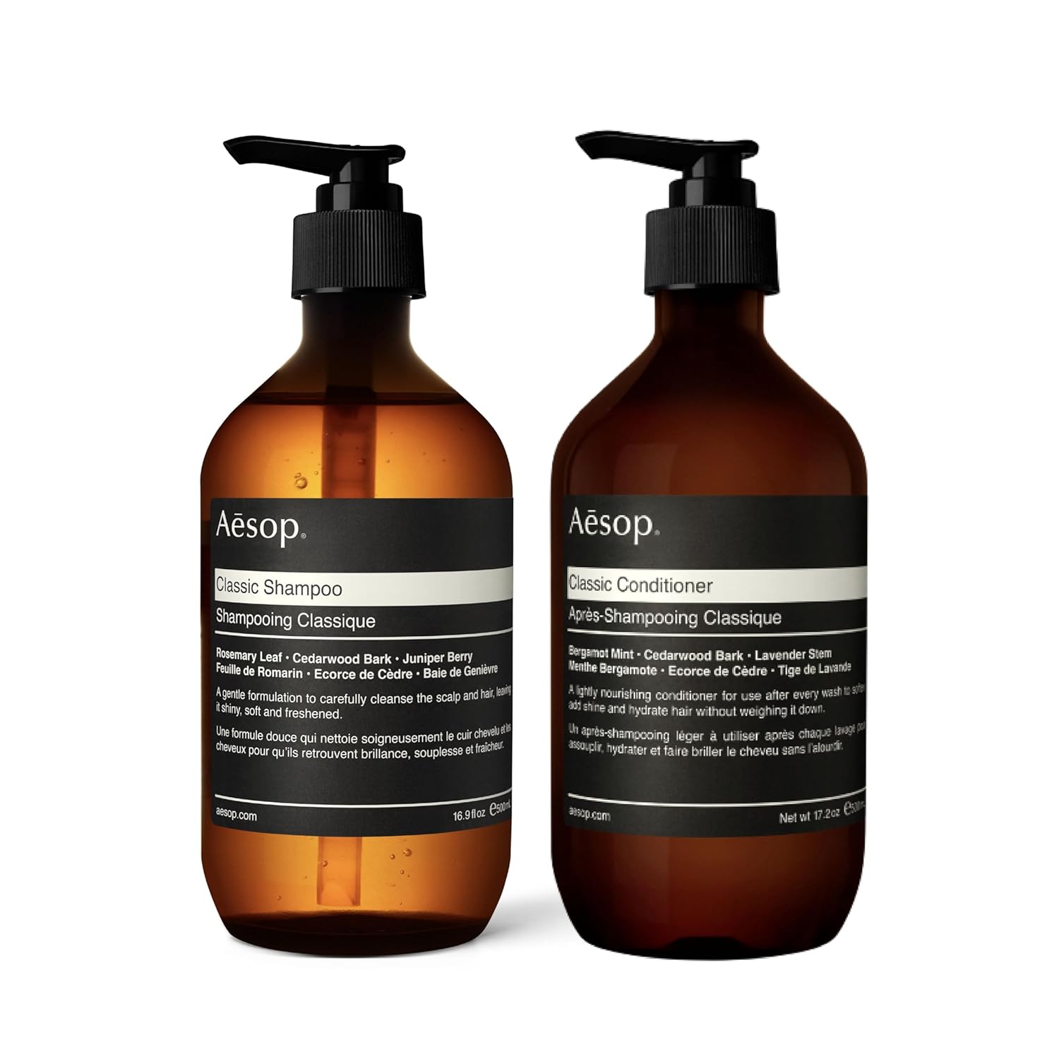 Aesop Classic Shampoo and Classic Conditioner