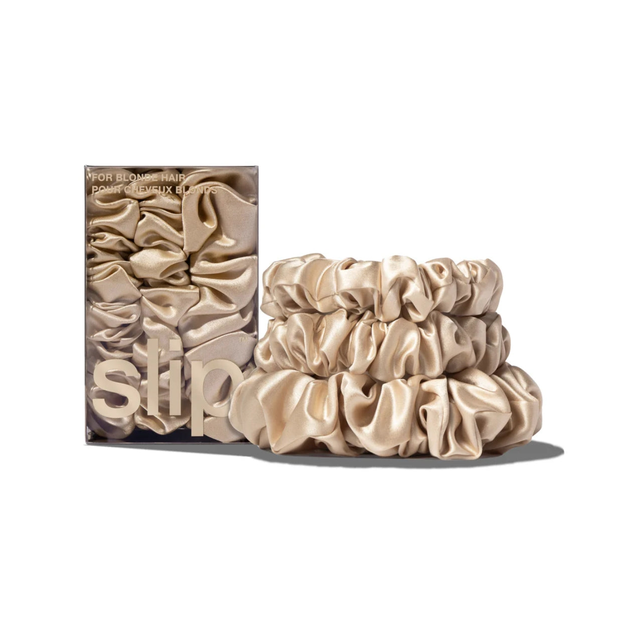 Back to Basics Blonde Midi/Large Scrunchie Set