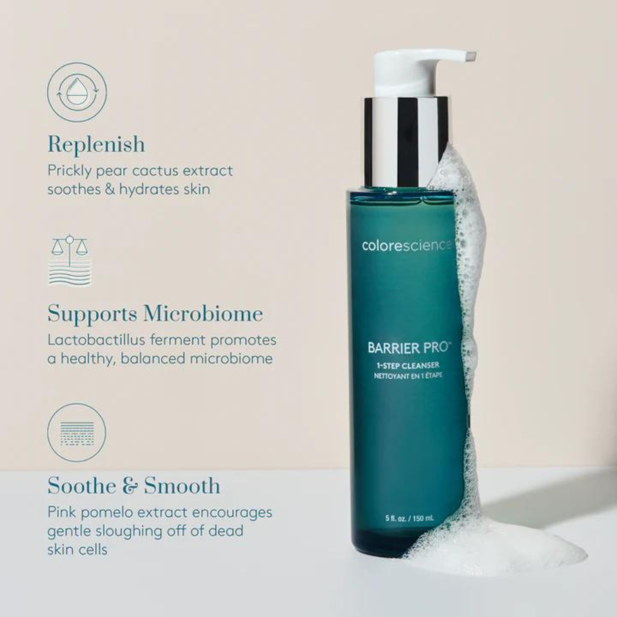 Colorescience Barrier Pro 1-Step Cleanser Info