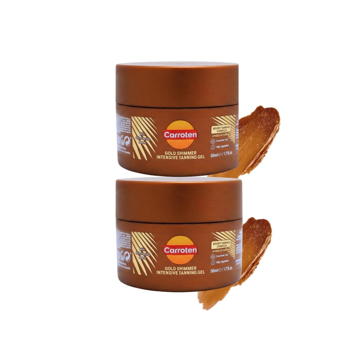 Gold Shimmer Tanning Gel Mini (Pack 2) Hero image