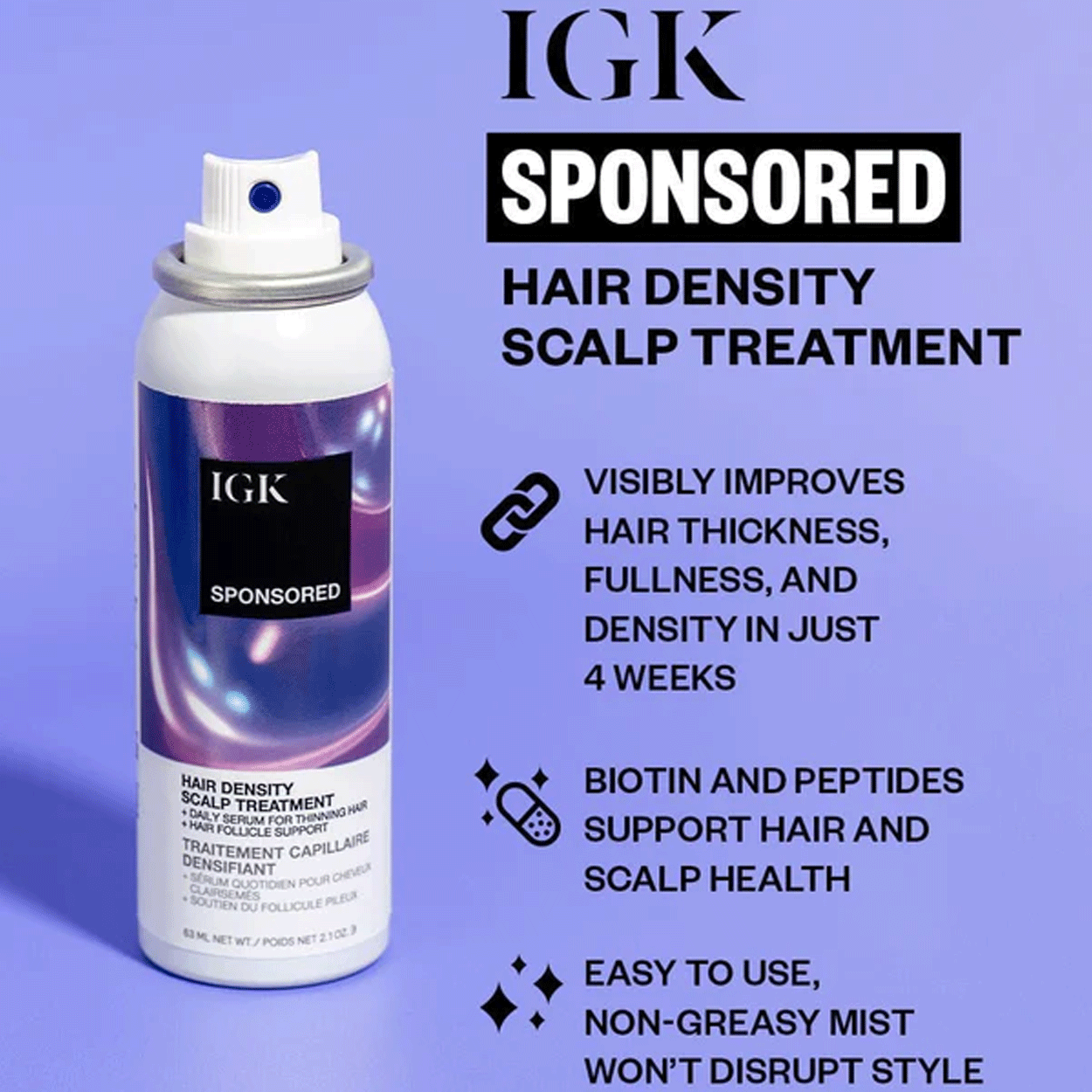 SPONSORED Hair Density Scalp Treatment