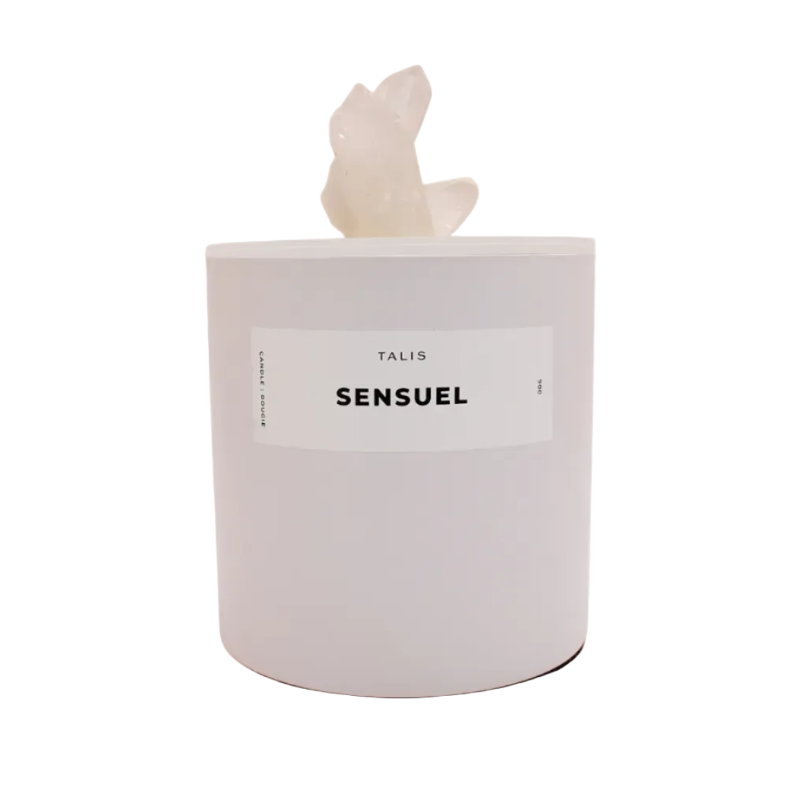 Sensuel White Tin Crystal Candle XL
