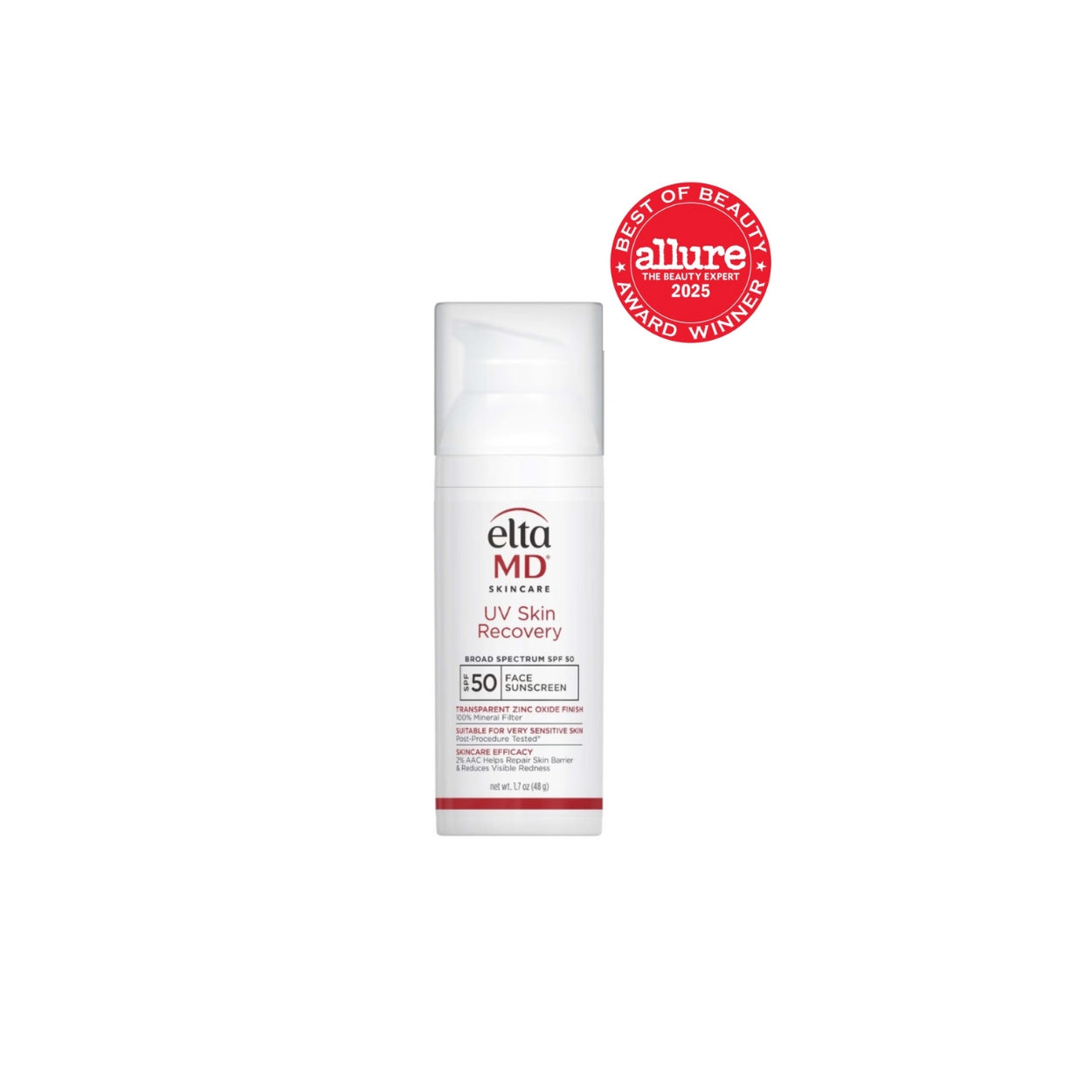 UV Skin Recovery Broad Spectrum SPF 50 Face Sunscreen