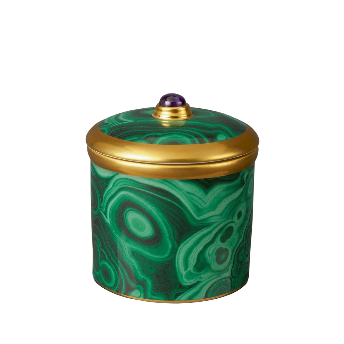 Malachite Candle