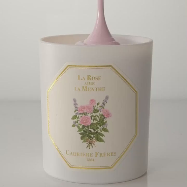 Carriere Freres La Rose aime la Menthe Candle Video